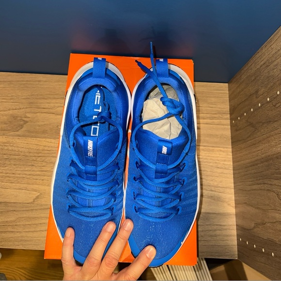 Nike Mens 9.5 Free Metcon 6 Game Royal Black White Signal Blue New In Box - Picture 4 of 6